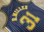 Maillot de Basket #31 Reggie Miller Pacers 1994-95 authentique Bleu